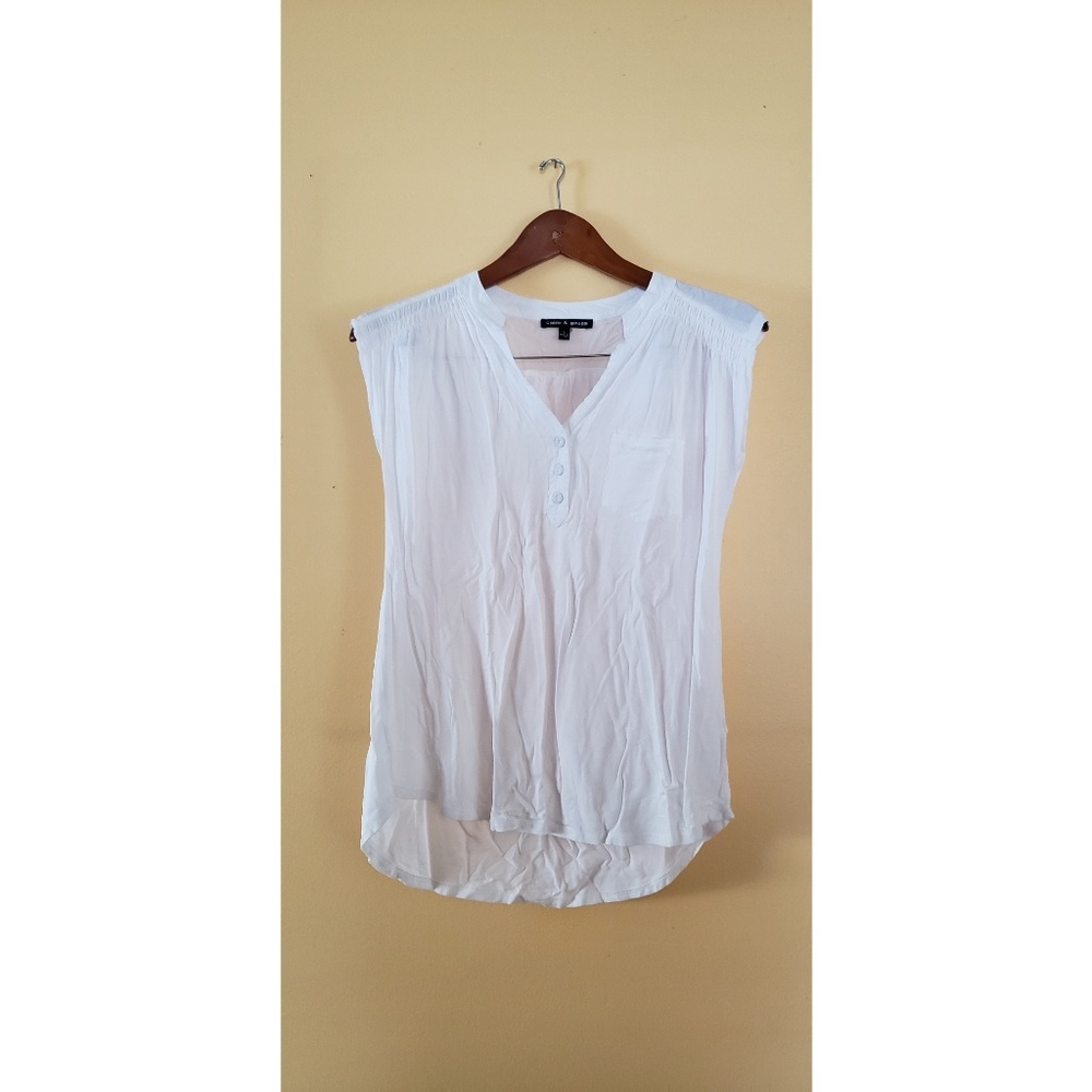 ⭐ Cable & Gauge White Blouse